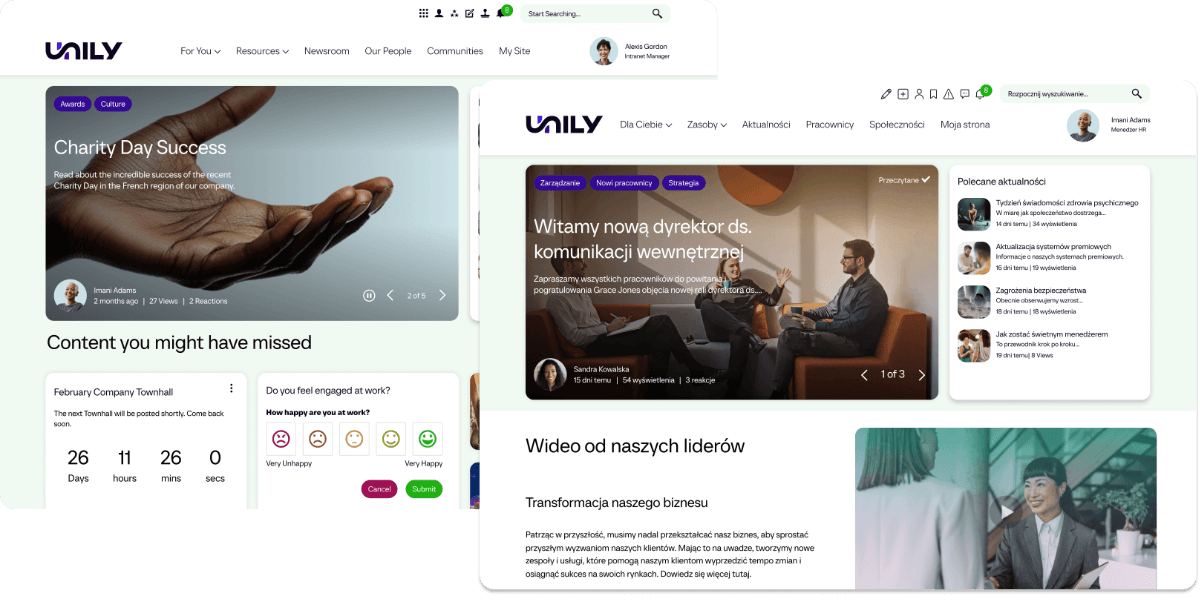 Localized experiences - 1