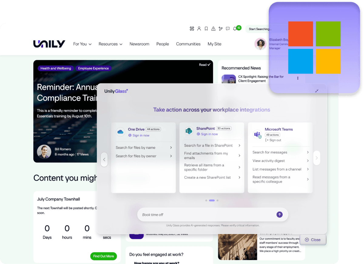 Microsoft - Unily Glass