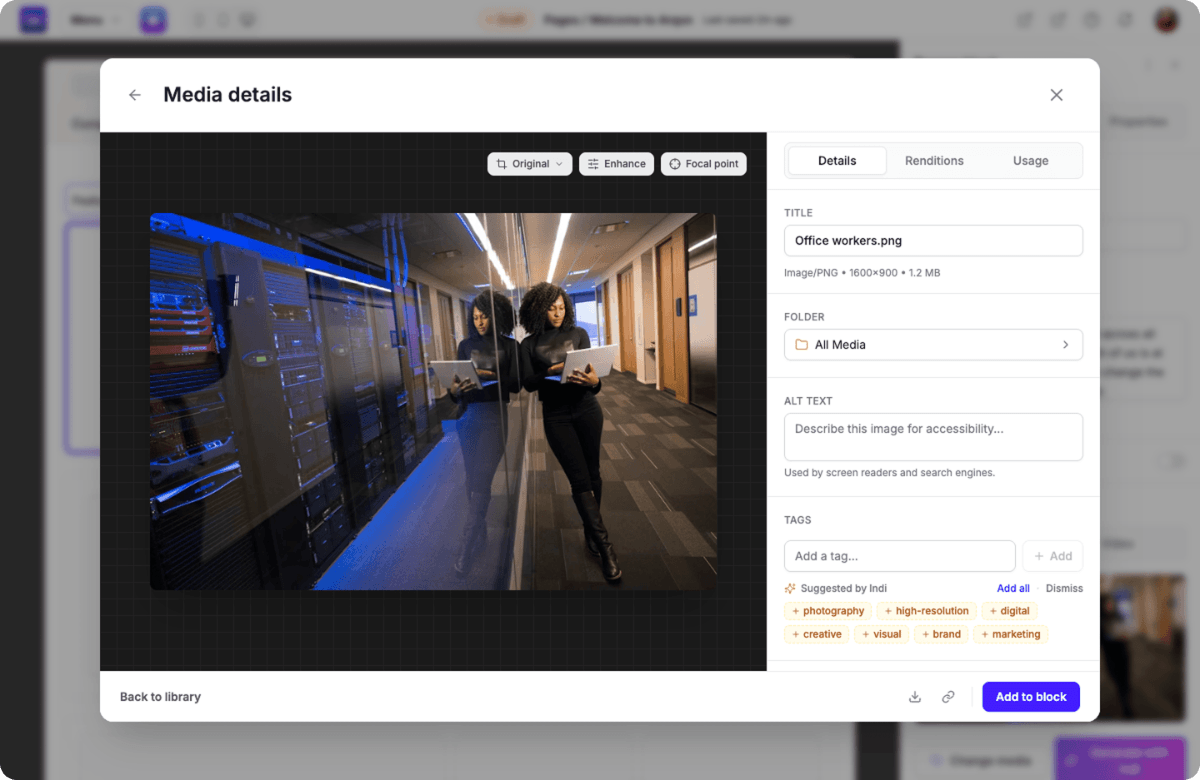 Rich Media - Media Management