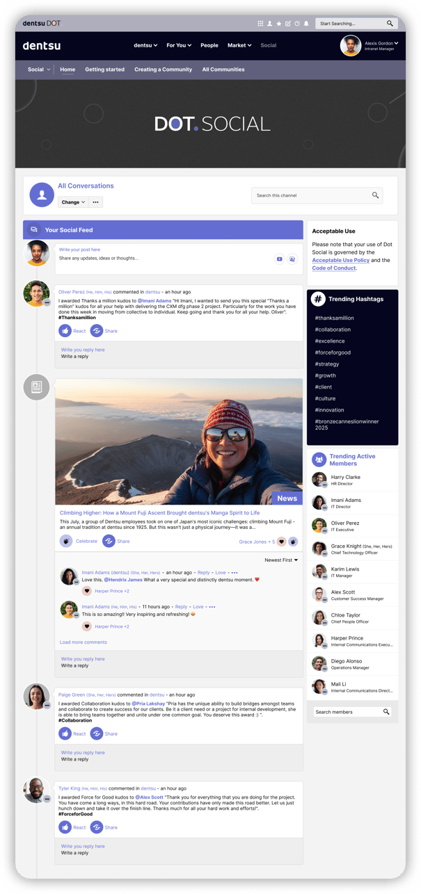Mockup - Dentsu - Social