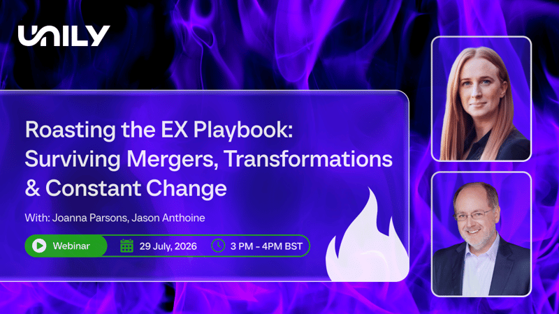 Roasting the EX Playbook: Surviving Mergers, Transformations & Constant Change