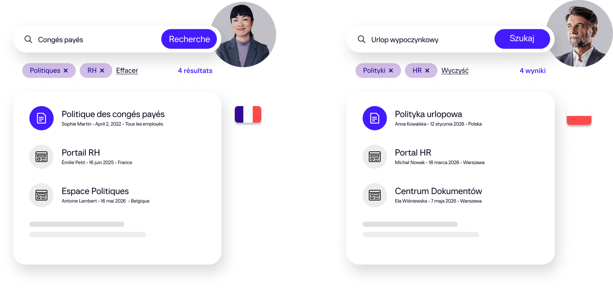 Language aware Search
