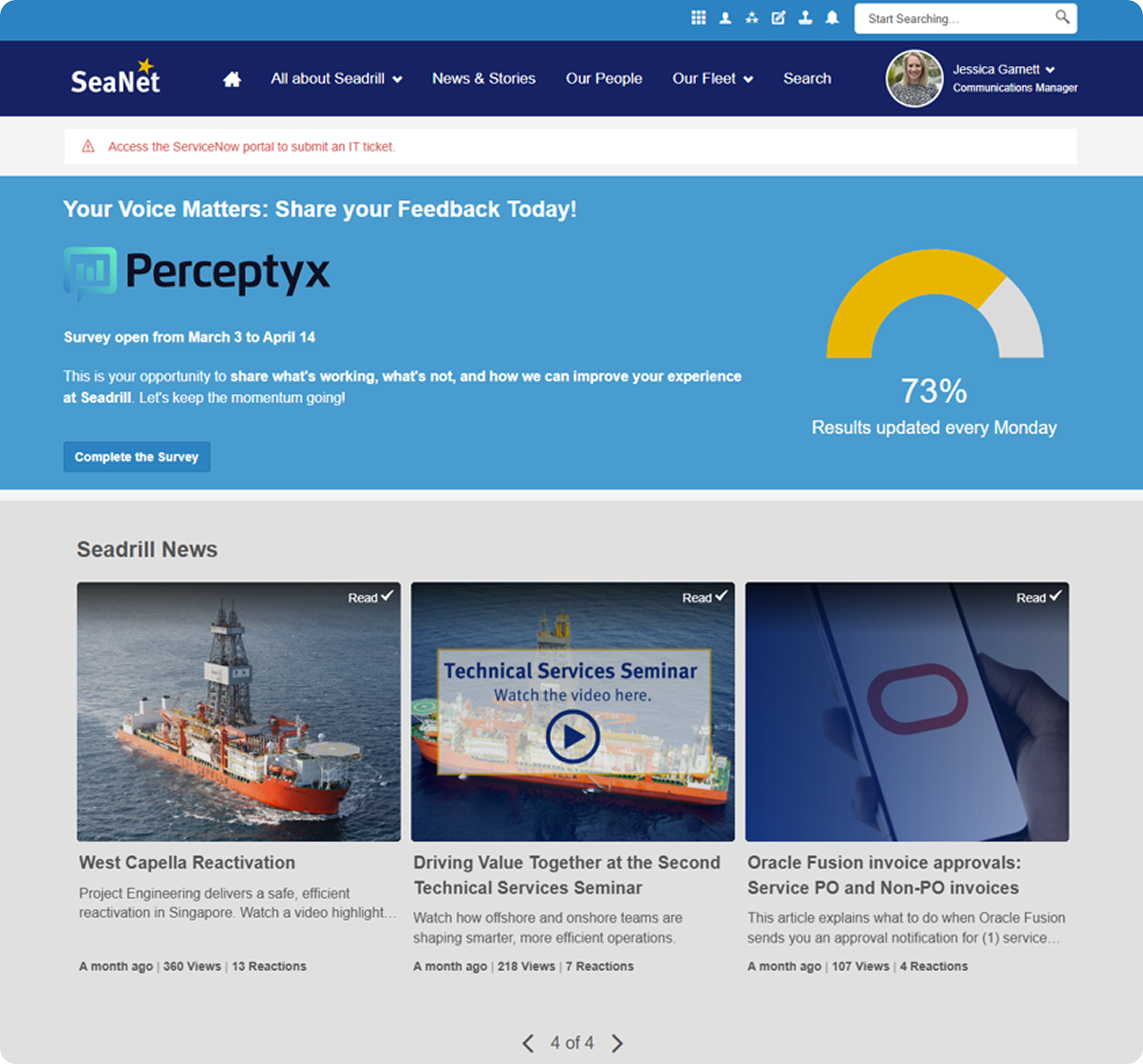 SeaNet Screen