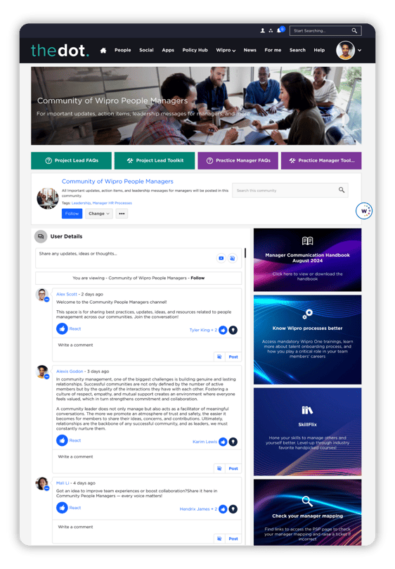 The Dot - People Managers Community