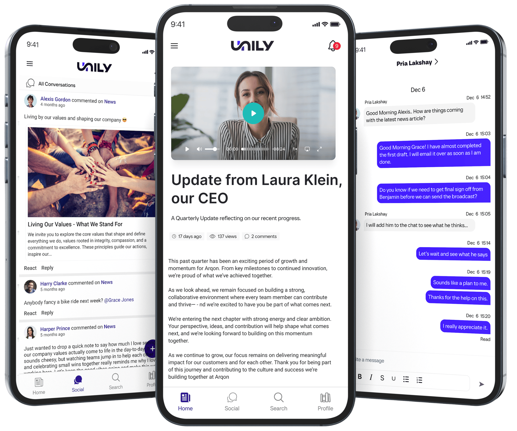 Unily Platform Employee App | Unily