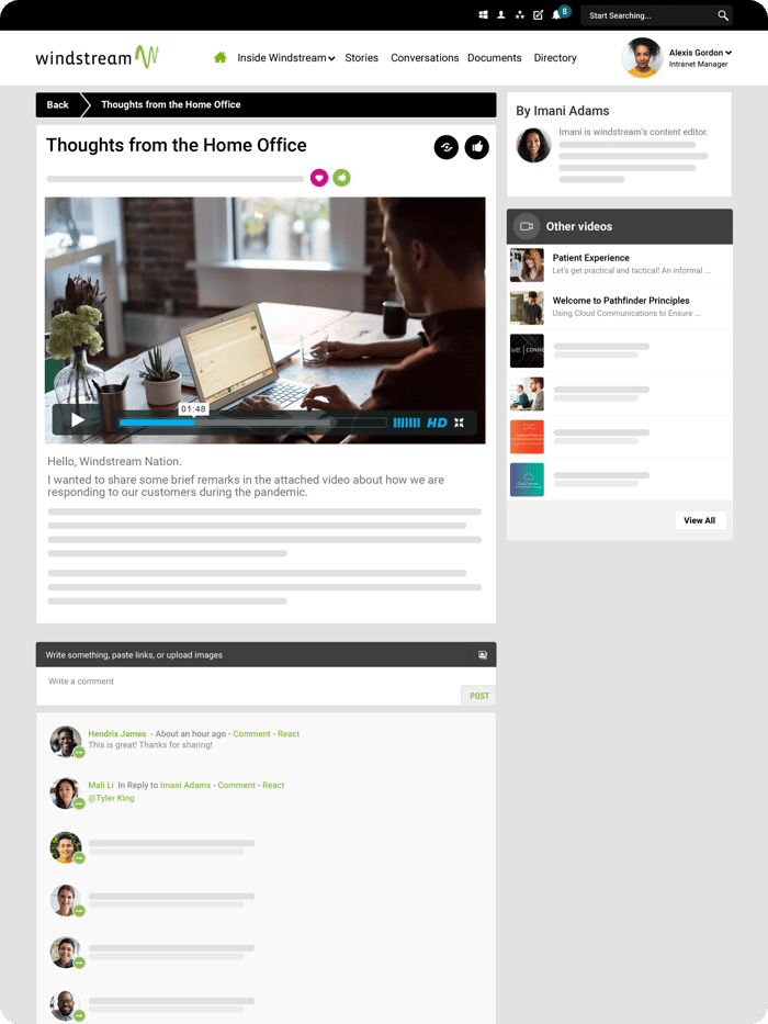 windstream intranet pic