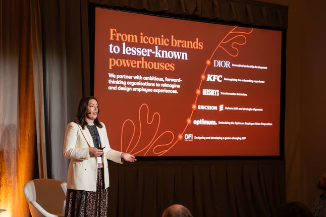 Optimum: Using the employee voice as a transformation catalyst presentation at Unite 25