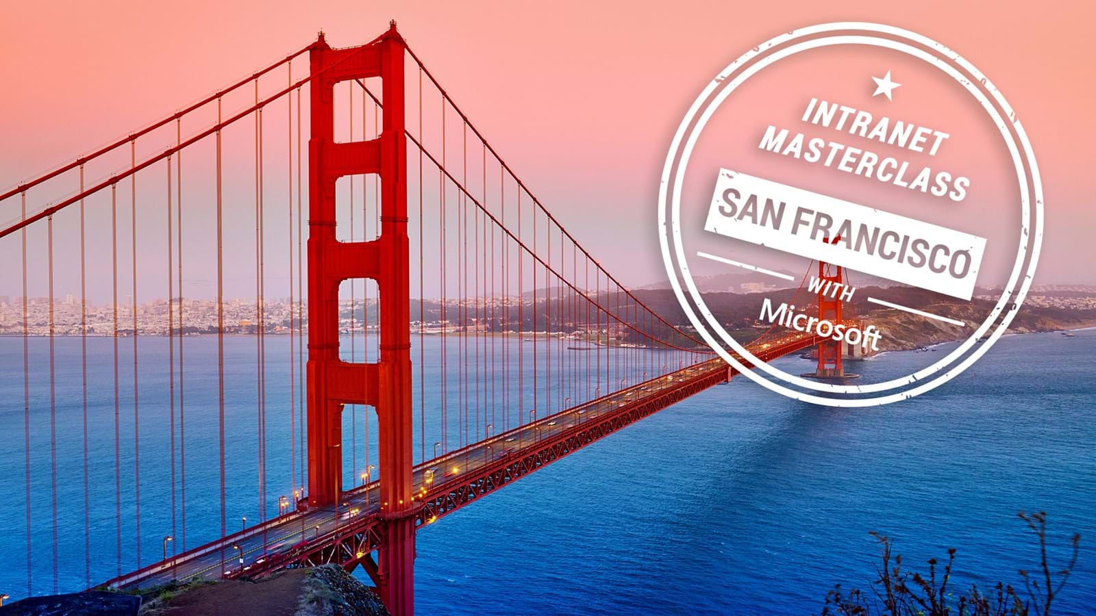 Golden Gate Bridge for intranet event