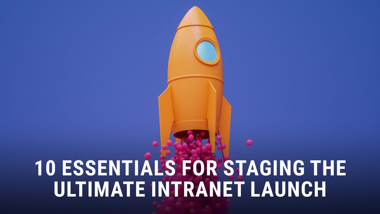 Intranet launch guide cover