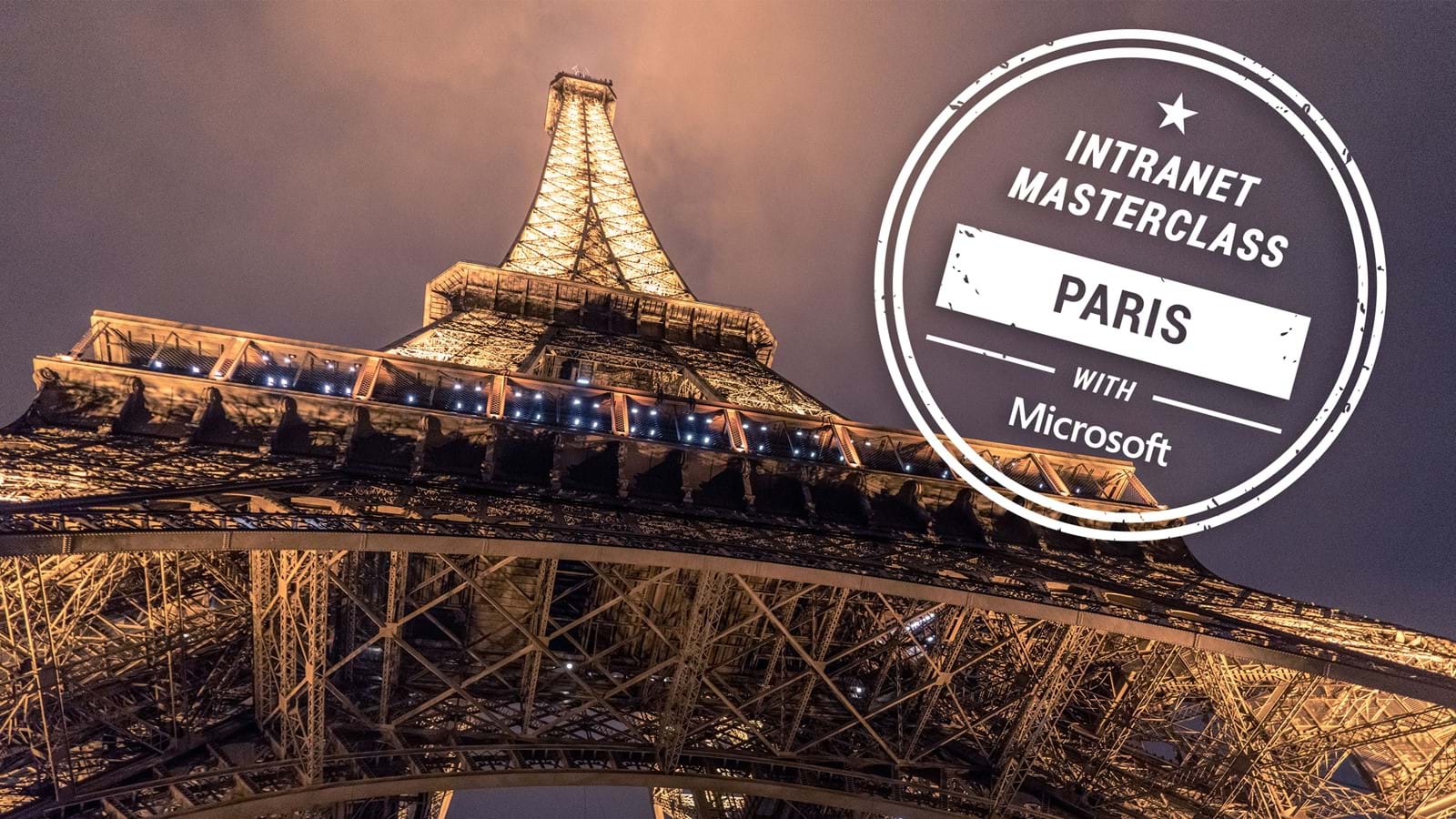 Eiffel Tower image for Paris intranet seminar