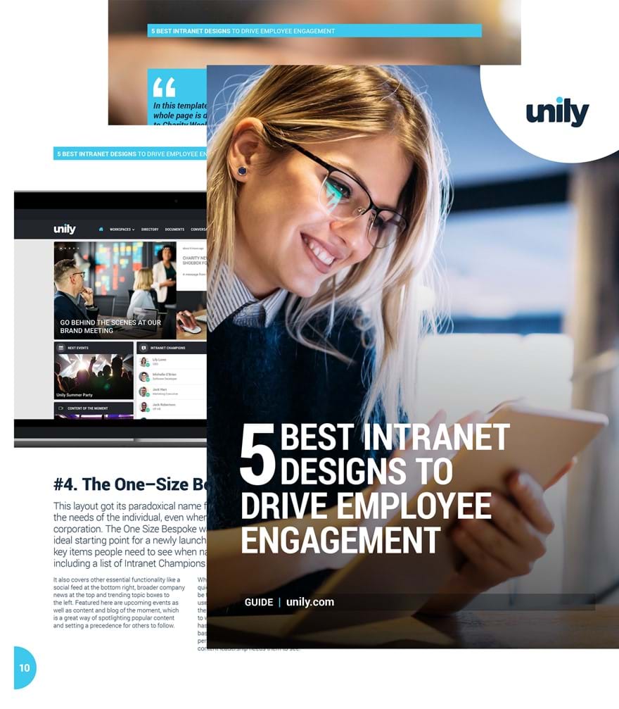 Best intranet designs for employee engagement guide pages