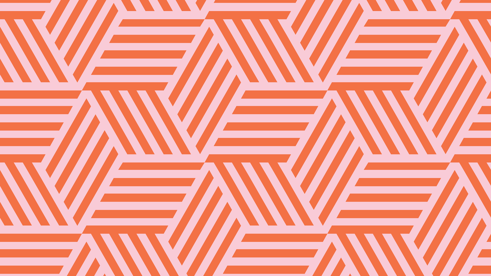 Retro pink shape design pattern
