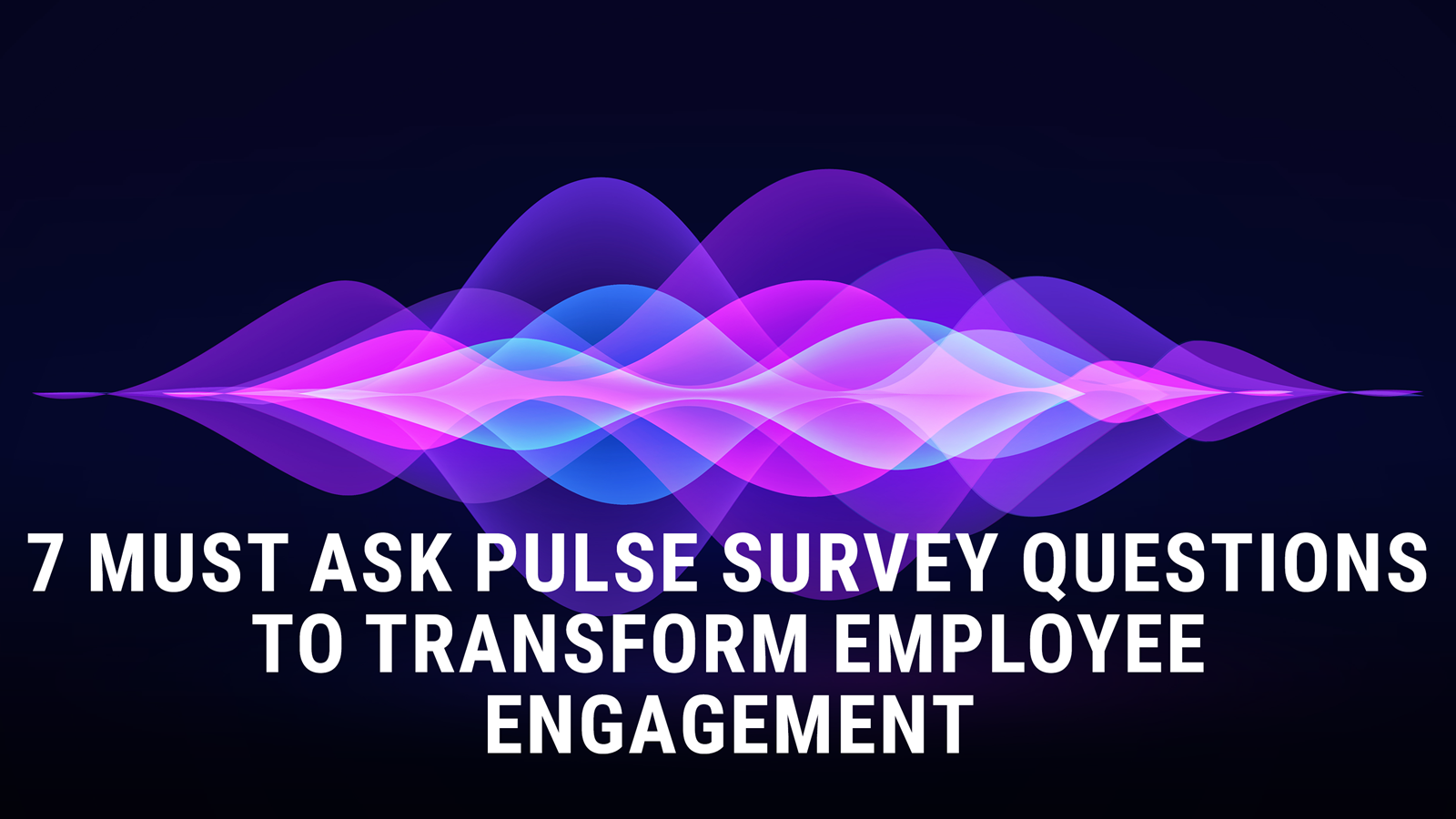 Pulse survey to transform employee engagement guide cover