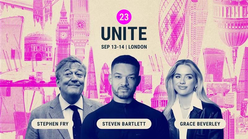 Unite 23 with Stephen Fry, Grace Beverley and Steven Bartlett